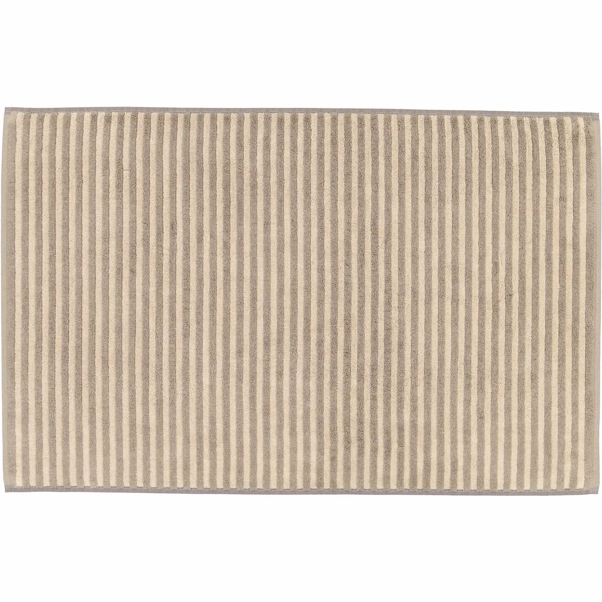 Cawö Duschmatte Two-Tone Stripes 480, 100% Baumwolle, hautfreundlich, strapazierfähig, gestreiftes Design