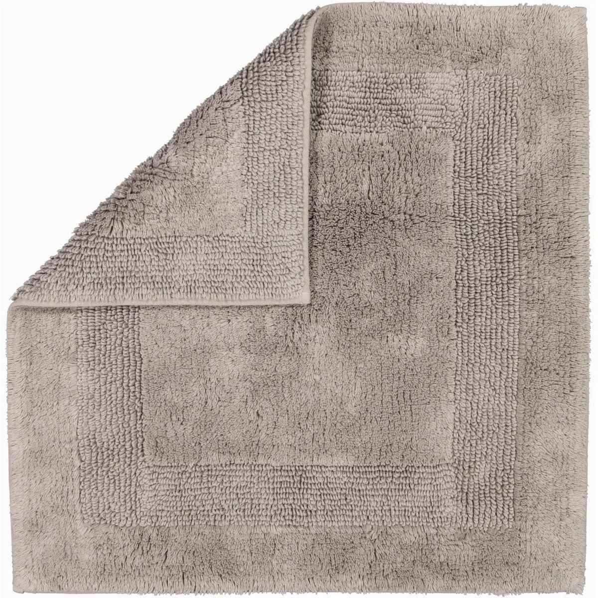 Cawö Home Badematte Luxus Badteppich, 100% Baumwolle, Wendeteppich