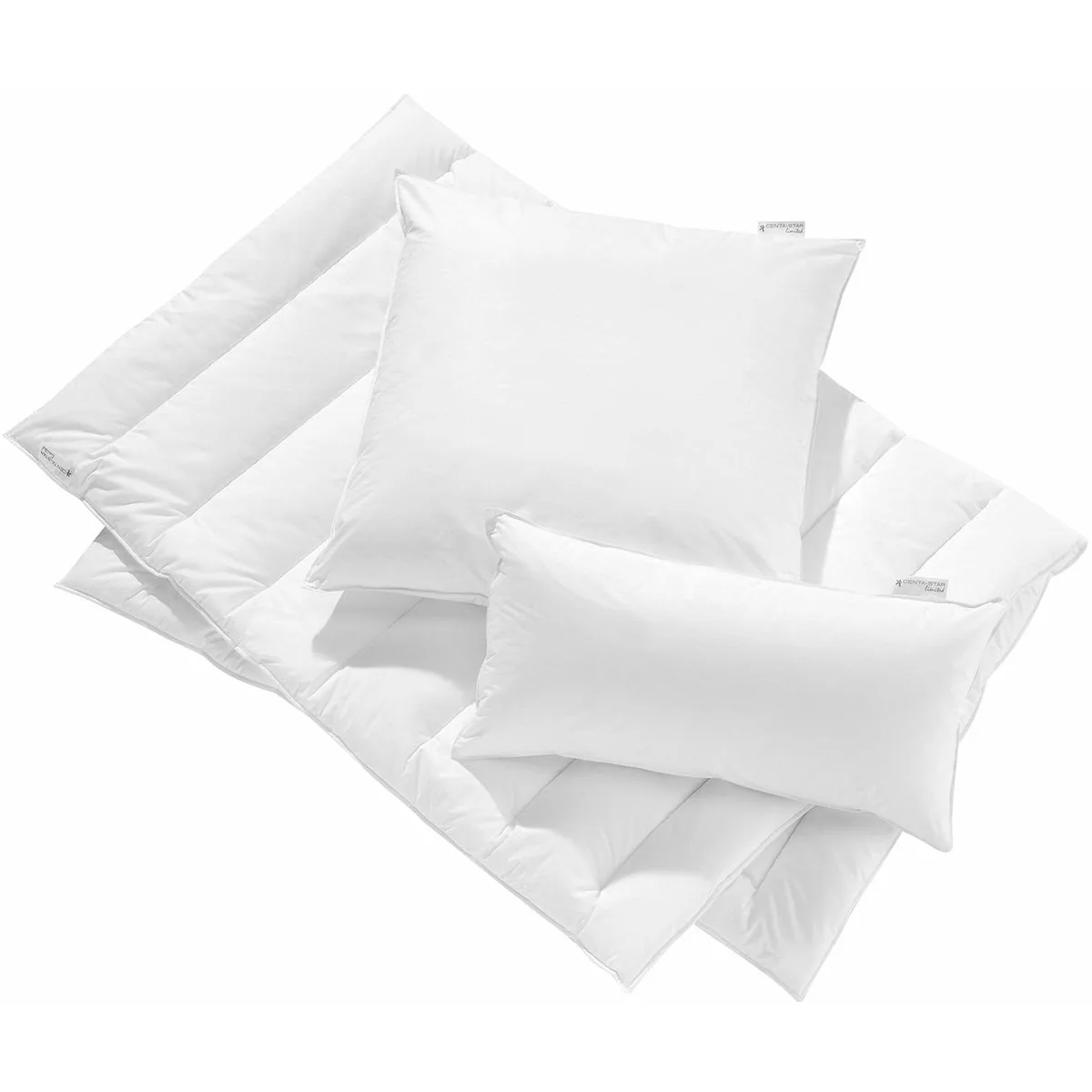 Centa-Star Veggie Bettdecke, 100% vegan, High-Tech-Faser, Bezug 100% Baumwolle, 135x200 cm 3