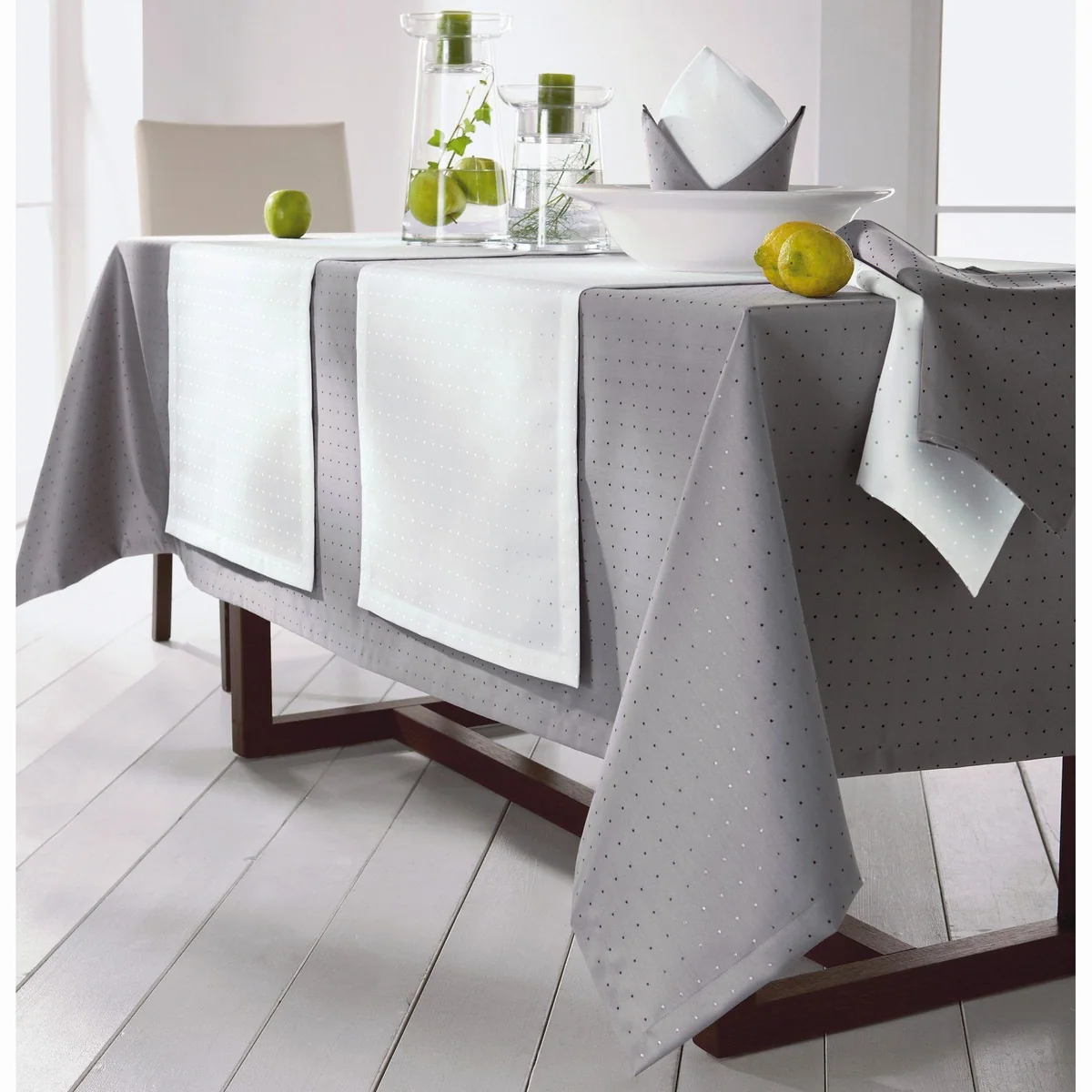 Curt Bauer Petito Serviette, 2er-Pack, fleckabweisend, Jacquard-Design 2