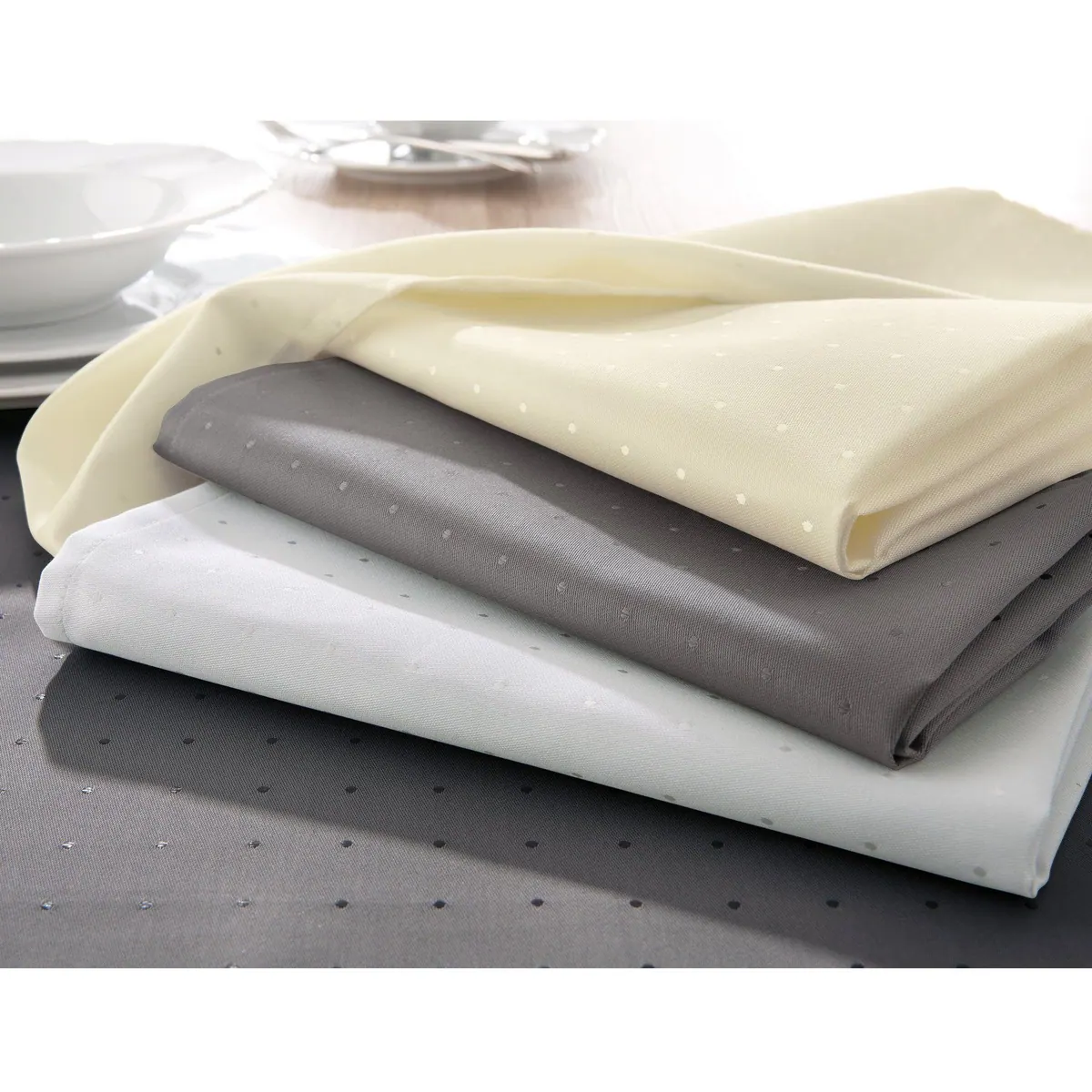 Curt Bauer Petito Serviette, 2er-Pack, fleckabweisend, Jacquard-Design 3