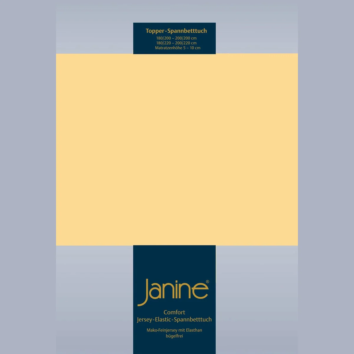 Janine Spannbettlaken TOPPER 5001, Jersey-Elasthan, perfekt sitzend 2