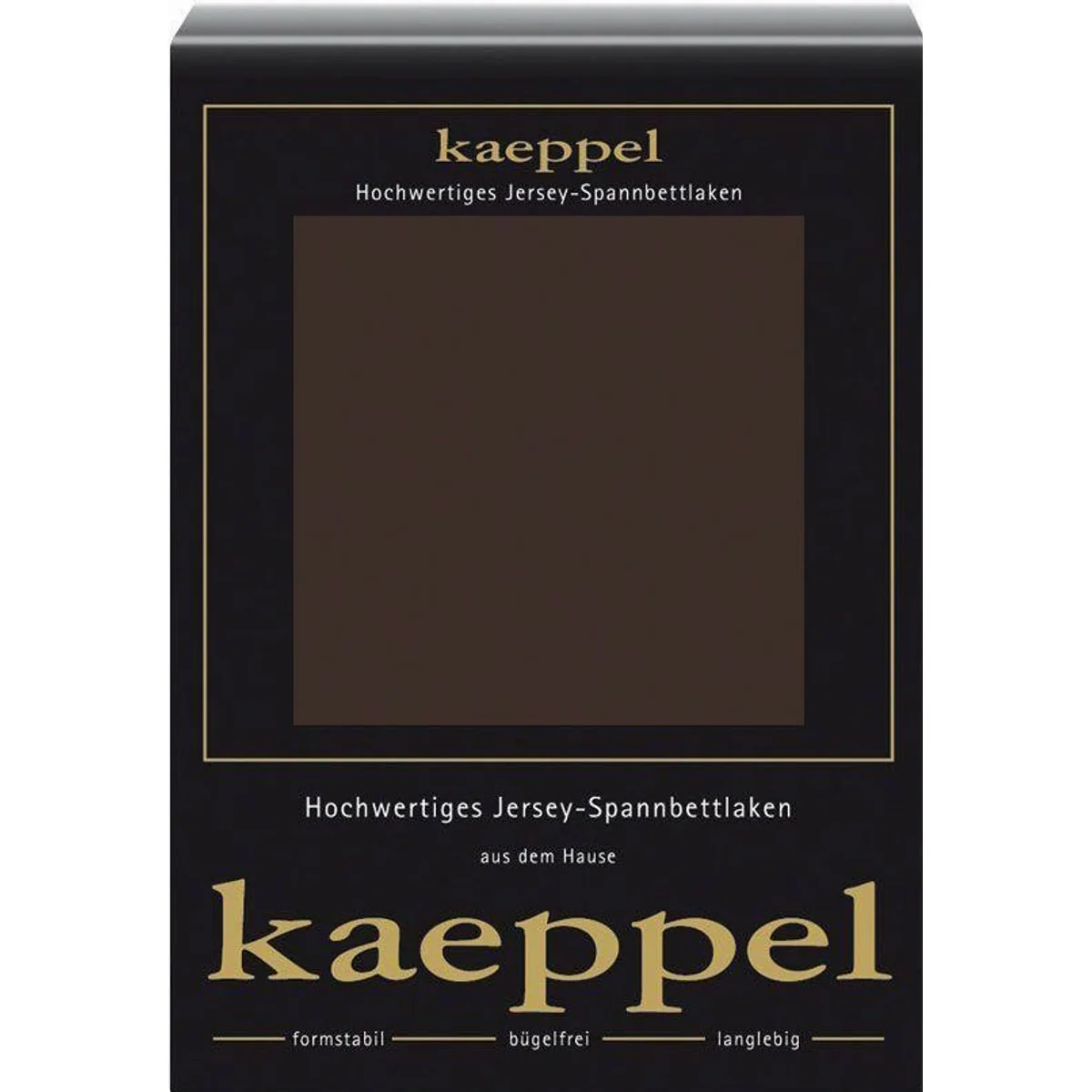 Kaeppel Spannbettlaken Single Jersey, 97% Baumwolle, 3% Elasthan — waschbar bis 60°