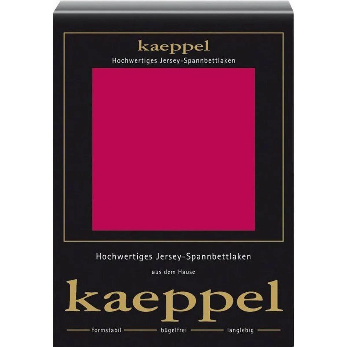 Kaeppel Spannbettlaken Single Jersey Mako Cotton, 100% Baumwolle, rundum Gummizug