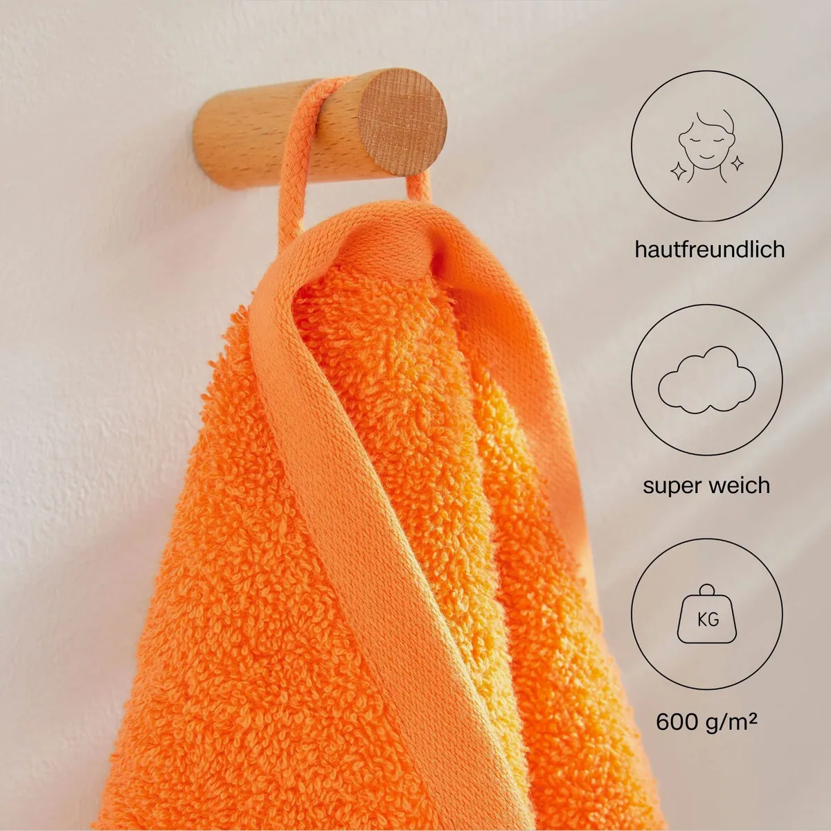 s.Oliver Duschtuch, 600 g/m², 100 % Baumwolle, schnelltrocknend, große Farbauswahl 3