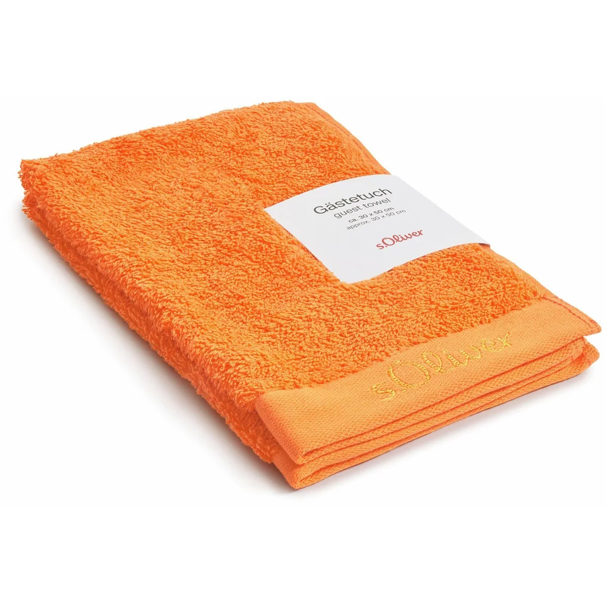 s.Oliver Gästehandtuch, 600 g/m², 100 % Baumwolle, hohe Saugfähigkeit 5