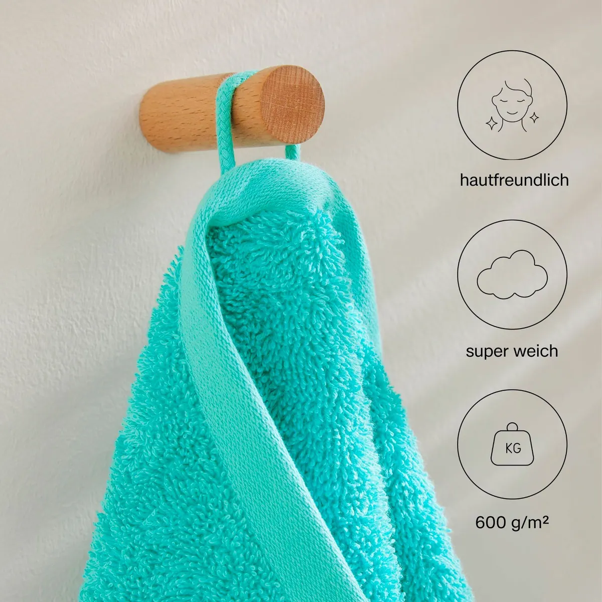 s.Oliver Handtuch Set, 600 g/m², 3-teilig — weiche Baumwolle, schnelltrocknend, langlebig 3