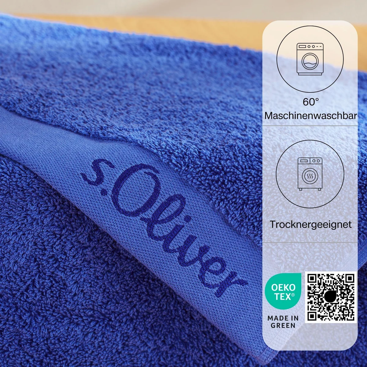 s.Oliver Handtuch Set, 600 g/m², 100% Baumwolle, 8-teilig 4