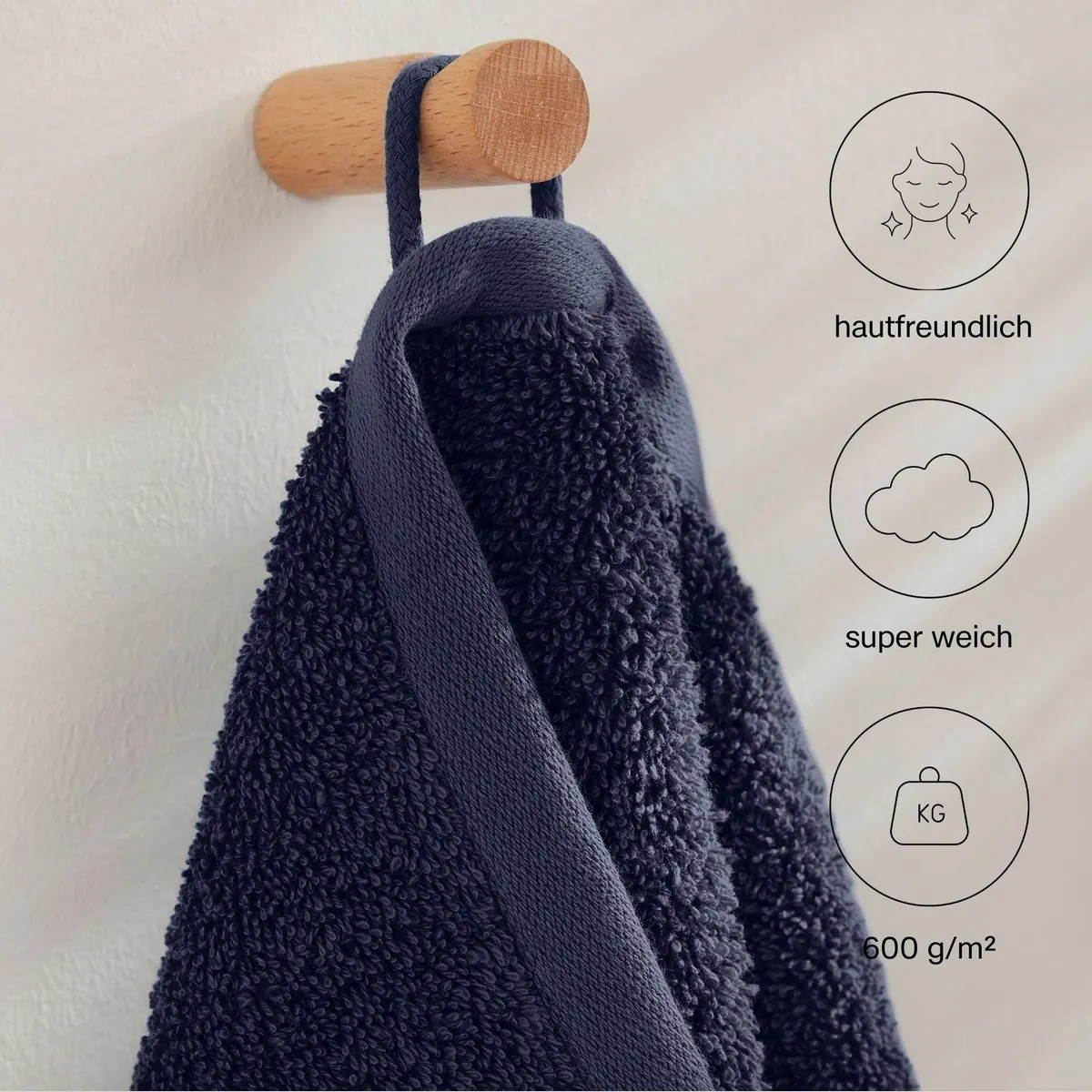 s.Oliver Handtuch Set, 600 g/m², 100% Baumwolle, 6-teilig 3