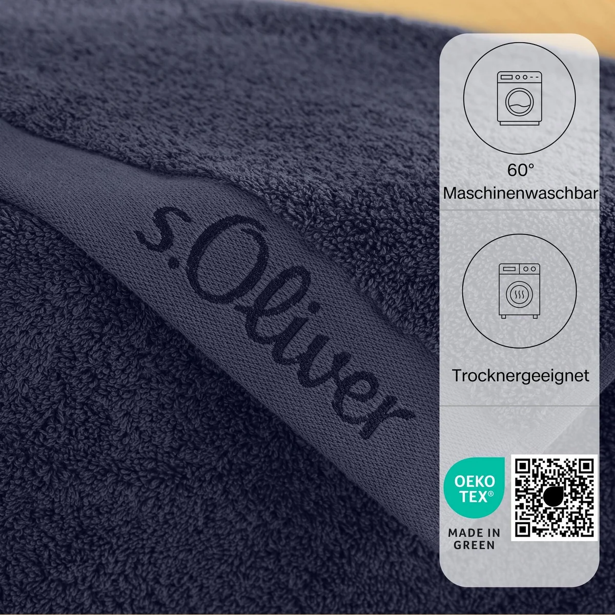 s.Oliver Handtuch Set, 600 g/m², 100% Baumwolle, 6-teilig 4