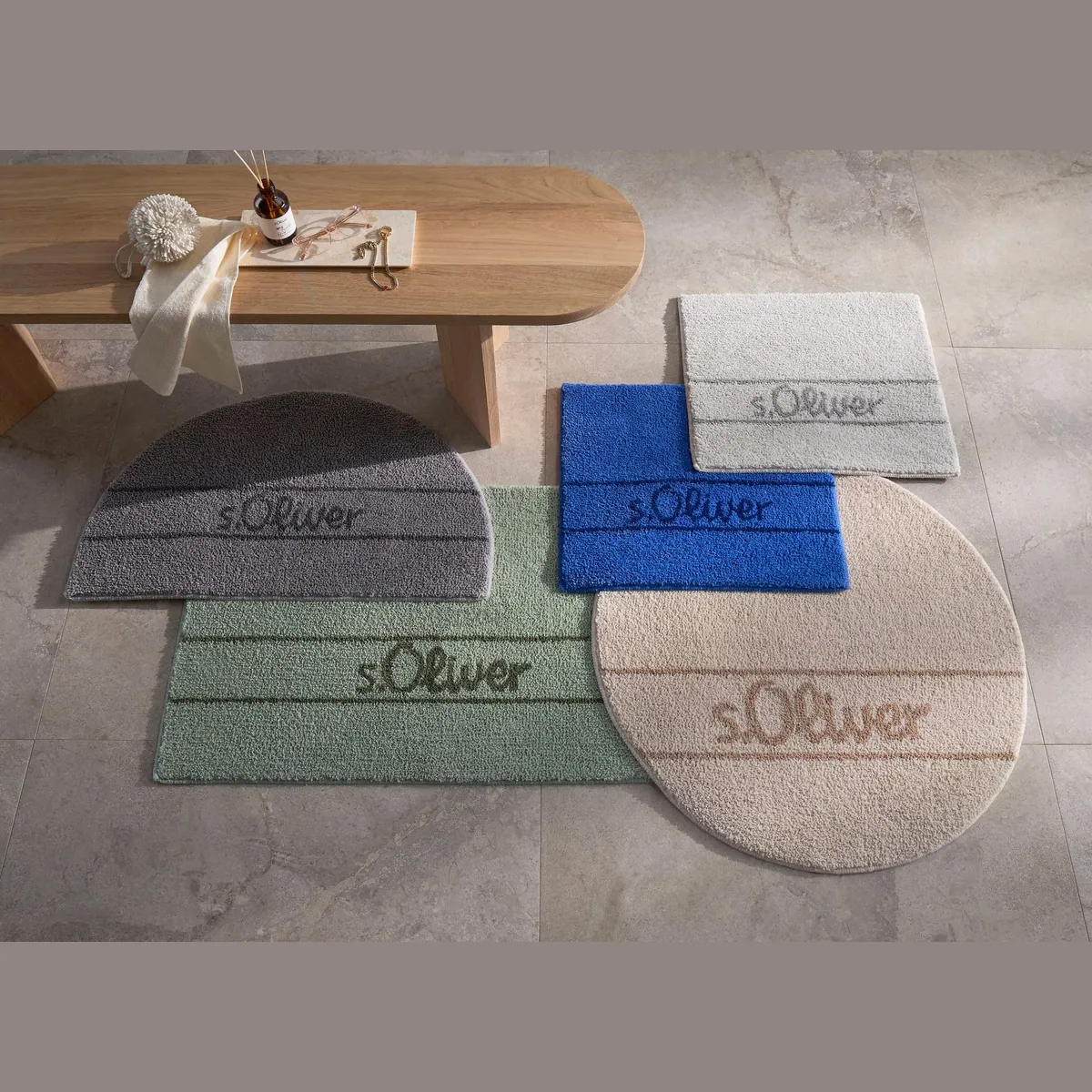 s.Oliver Badematte Allie, rutschhemmend, schnell trocknend, strapazierfähig