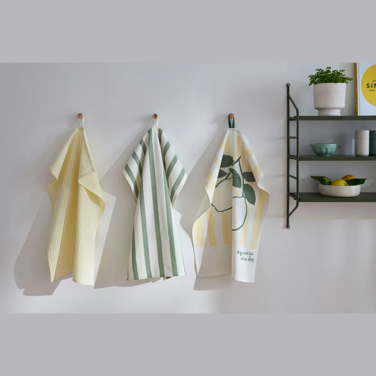 s.Oliver Geschirrtuch Lervik, 100 % Baumwolle, 3er-Set, pflegeleicht, stilvolles Design 2